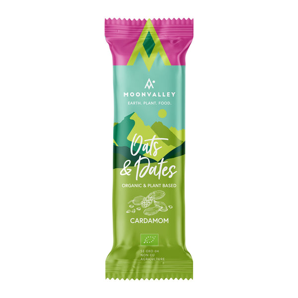 Moonvalley Organic Energy Bar - Bio-Energieriegel Cardamom (12 x 50 g)