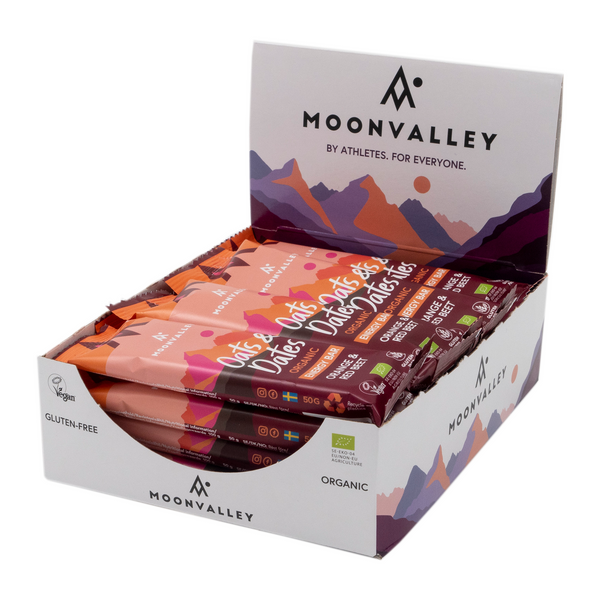 Moonvalley Organic Energy Bar - Bio-Energieriegel Red Beets & Orange (12 x 50 g)