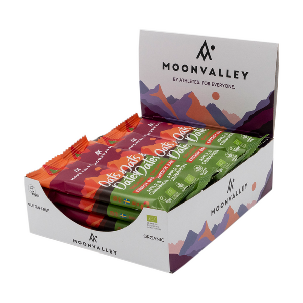 Moonvalley Organic Energy Bar - Bio-Energieriegel Apple & Cinnamon (12 x 50 g)