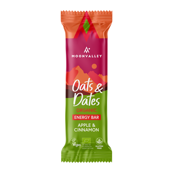 Moonvalley Organic Energy Bar - Bio-Energieriegel Apple & Cinnamon (12 x 50 g)