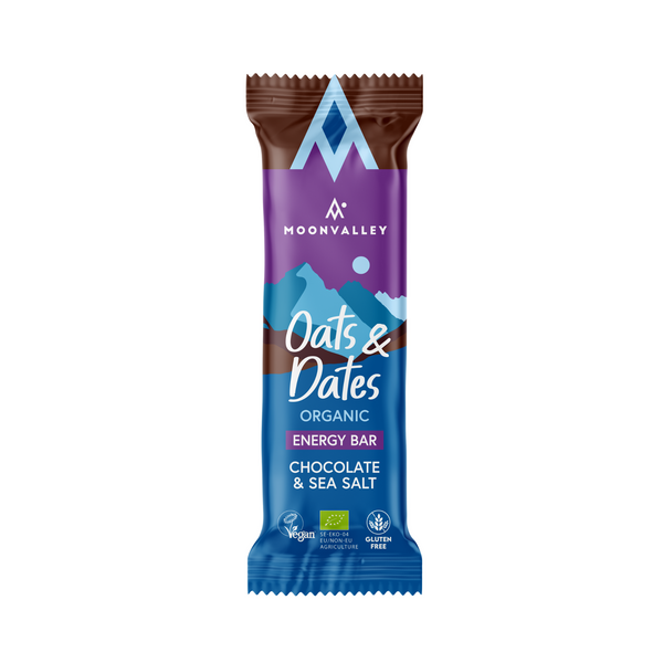 Moonvalley Organic Energy Bar - Bio-Energieriegel Chocolate & Seasalt (12 x 50 g)