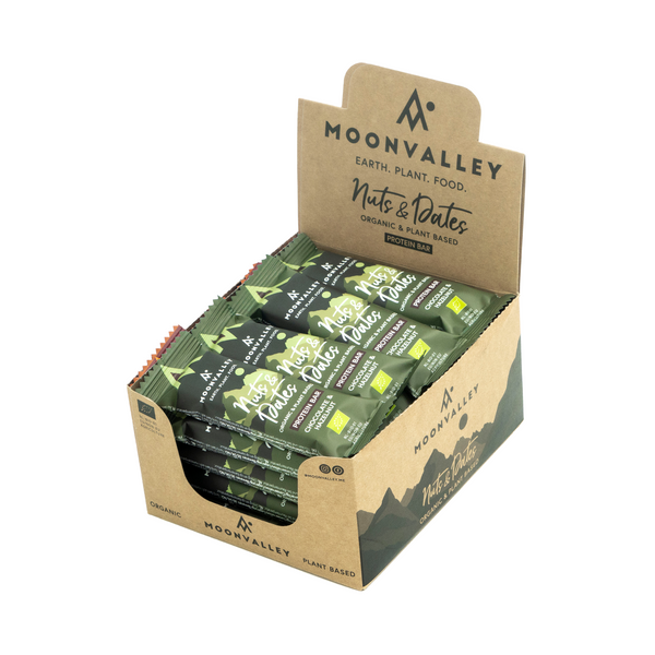 Moonvalley Nuts & Dates Chocolate & Hazelnut 16-pack (16 x 47 g)