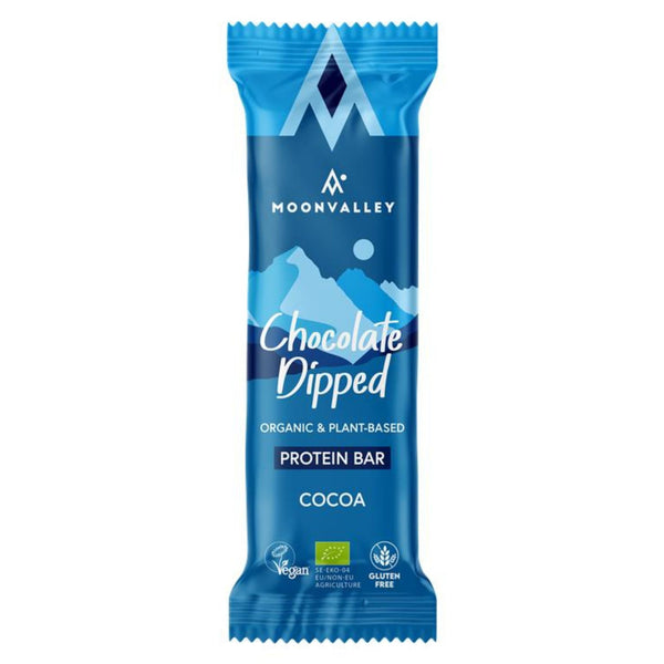 Moonvalley Organic Protein Bar Chocolate-Dipped - Cocoa Box (12 x 50 g)
