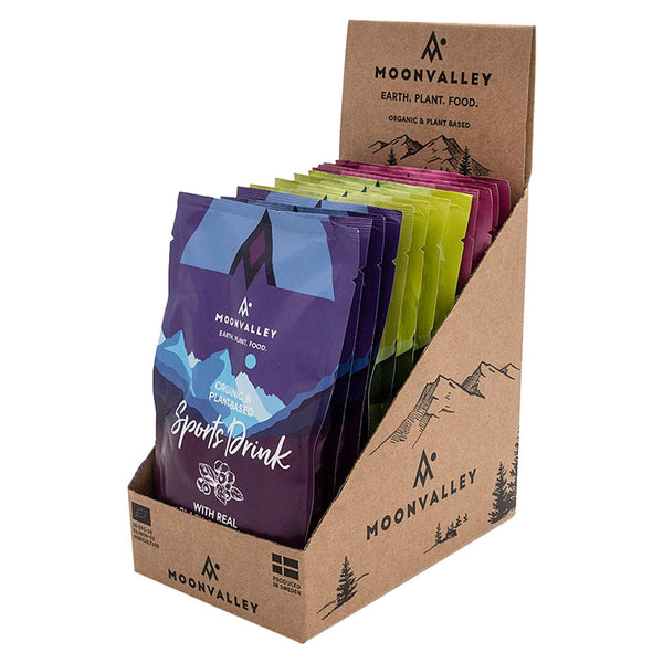 Moonvalley Organic Sports Drink - Bio-Getränkepulver Mixed Box (12 x 45 g)