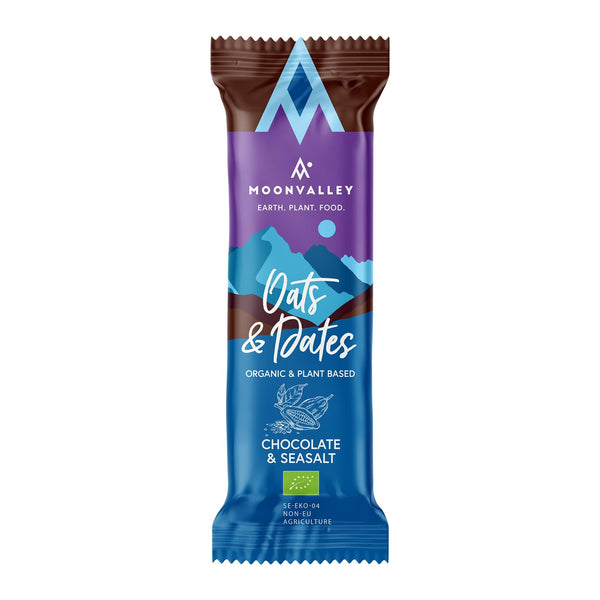 Moonvalley Organic Energy Bar - Bio-Energieriegel Chocolate & Seasalt (50 g)